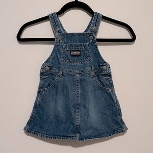 Oshkosh Denim Overall Dress - Size 24 Months